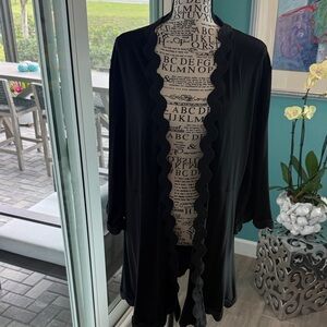 Joseph Ribkoff Black Scalloped Blazer